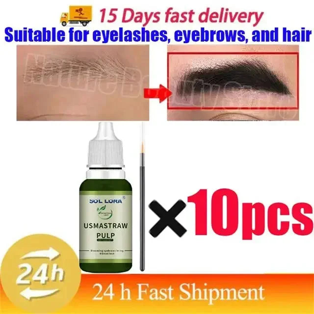 Fast Eyebrow Growth Serum Eyelash Hair Growth Anti Hairs Loss Product Prevent Baldness Fuller Thicker Lengthening Eyebrow Makeup