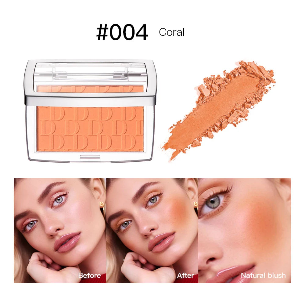 Blush Matte Natural Cheek Tint Brighten Face Waterproof Face Contouring Cosmetics Blush Powder Soft Female Makeup For Cheeks