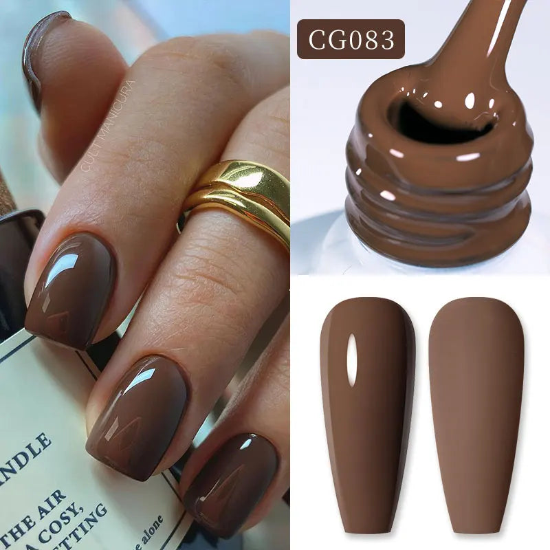 BORN PRETTY Black White Colors Gel Nail Polish 10ml Soak Off UV LED Gel Nail Art DIY Design Semi Permanent Varnishes Manciure