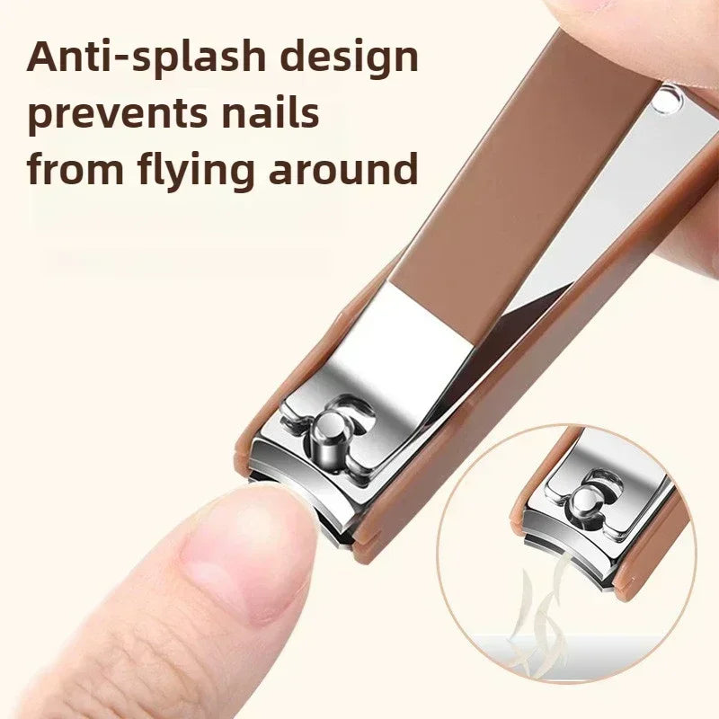 8‌pcs/set Manicure Kit Stainless Steel Sharp Durable All in One Nail Tools Portable Nail Clipper Set‌