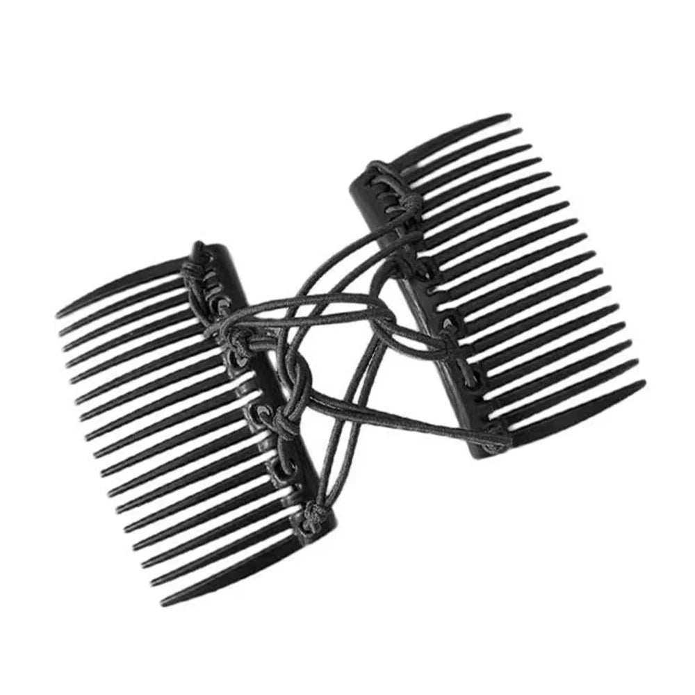 Vintage Creative Magic Hair Comb Elastic Rope Disc Hair Clip For Women Headwear Hair Comb Hair Clip Fashion Hair