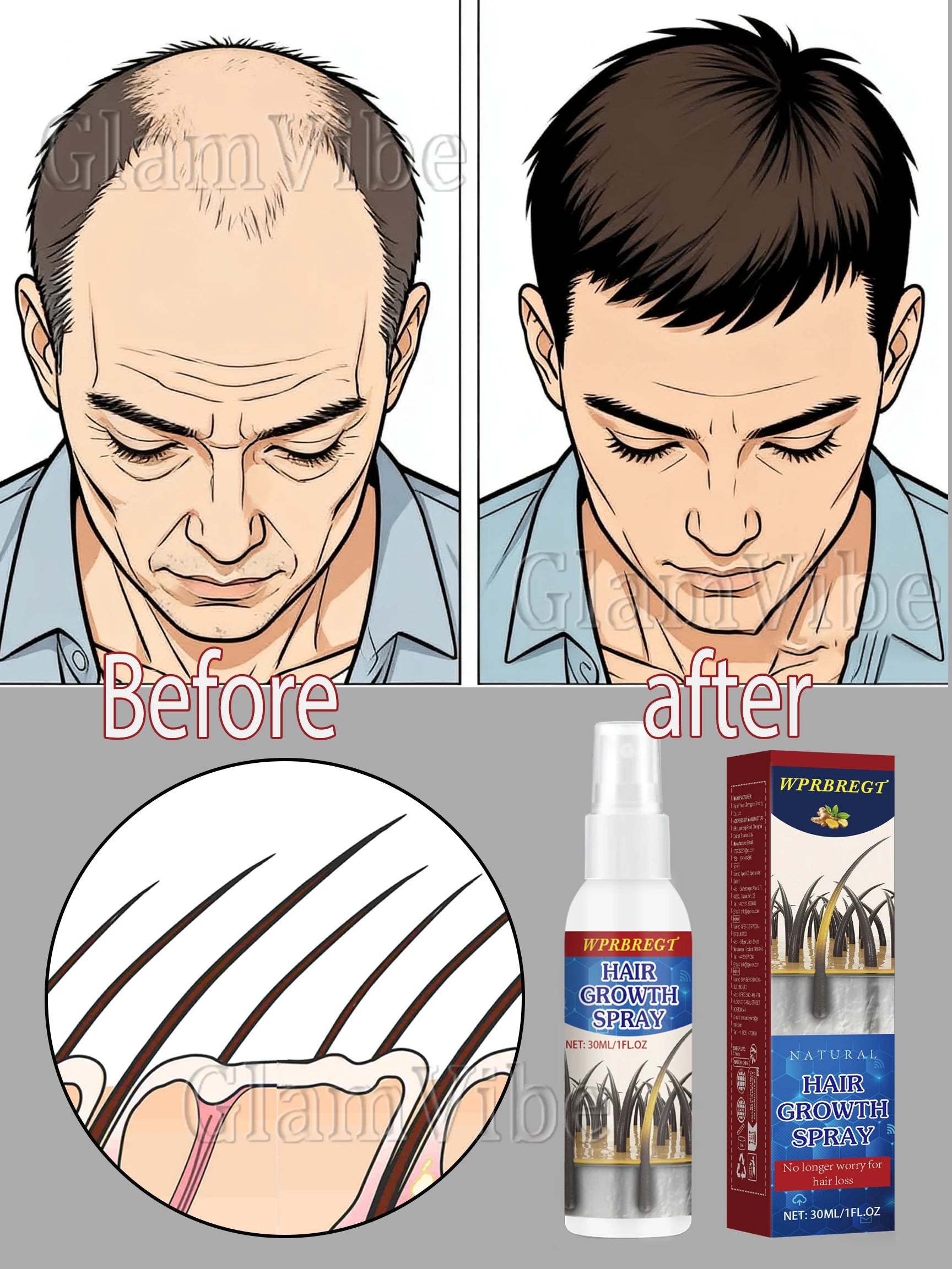 Promote hair root growth and give you beautiful hair