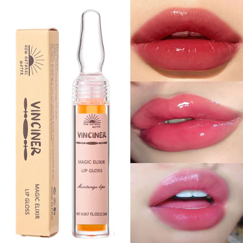 Lip Plumping Gloss Instant Lip Plumper Extreme Volume Serum Oil Moisturizing Sexy Plump Lips Korean Makeup Products