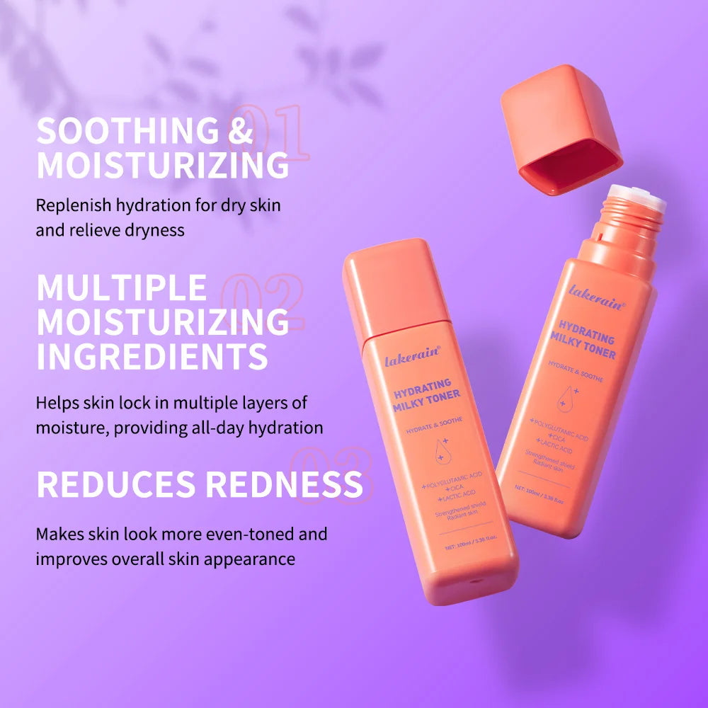 Hydrating Milky Toner Ultra Hydrating Toner for Face Soothes Skin Moisture Reduces Redness Barrier Repair Skincare