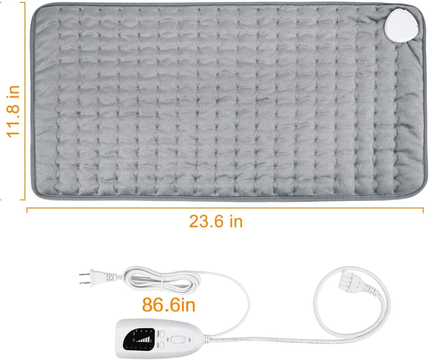 Electric Heating Pad Shoulder Back Leg Pain Relief Physiotherapy Winter Heater Timed Temperature Control Heating Blanket Mat