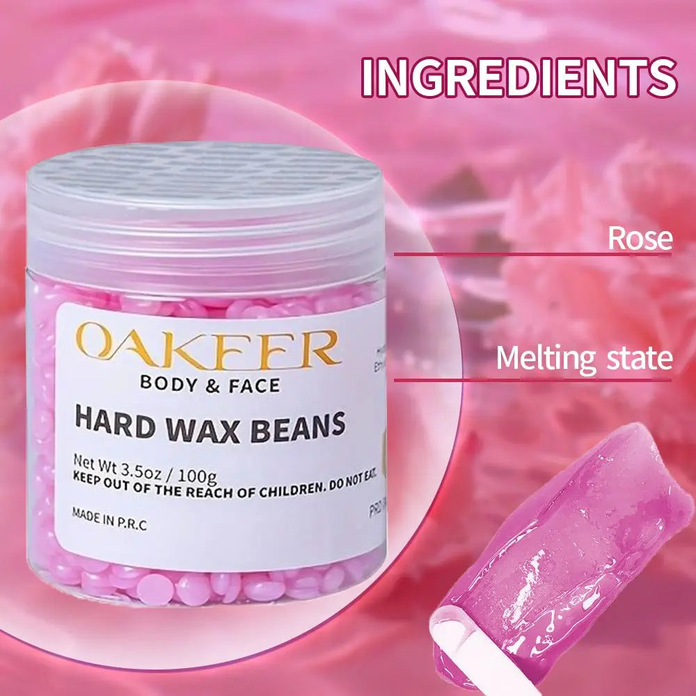 100g/400g Depilatory Wax Beans for Heating hard Wax Machine Hot Film Painless Waxing Beads Bikini Face Legs Body Hair Removal