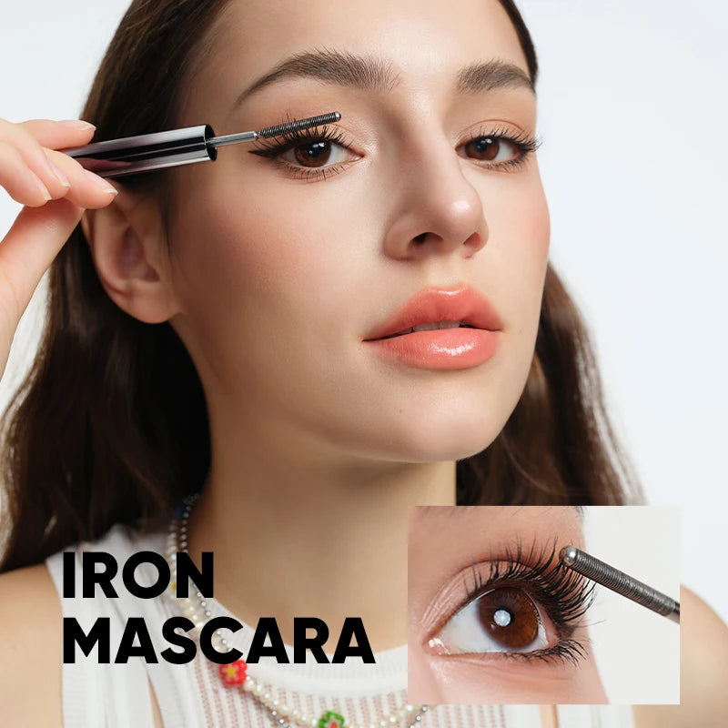 Judydoll Iron Mascara 2g, Waterproof, Lengthening & Curling, Volumizing Formula for Strong, Defined Lashes & All-Day Hold