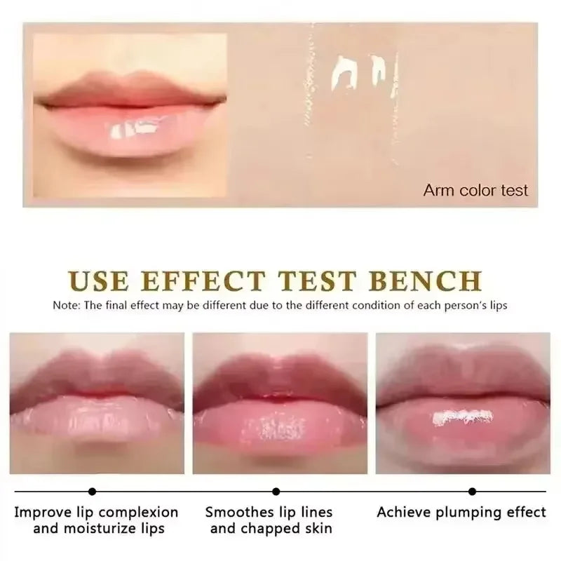 Lip Plumping Gloss Instant Lip Plumper Extreme Volume Serum Oil Moisturizing Sexy Plump Lips Korean Makeup Products