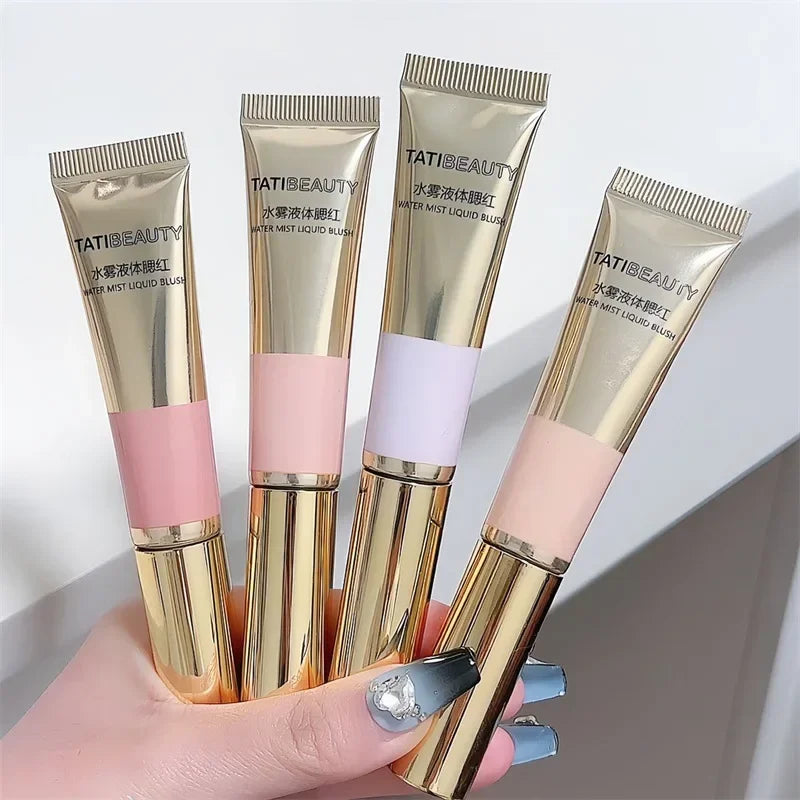 Liquid Blush Velvet Matte Blusher Face Pigment Lasting Beauty Natural Cream Cheek Tint Pink Peach Blush Korean Makeup Cosmetics