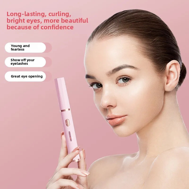 Portable Heated Electric Women Stereotypes Eyelash Curler USB Rechargeable Long Lasting Eyelash Curler Quick Heated Beauty Tools
