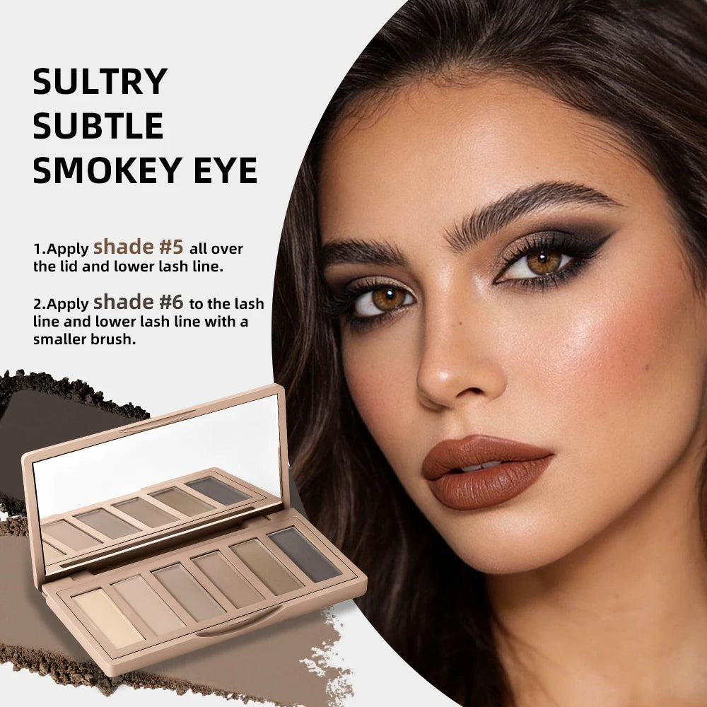 Lakerain Eyeshadow Palette Long-Lasting Eye Makeup Rich Pigment Neutral Shades Blendable Color Matte Nudes Eyeshadow Palette