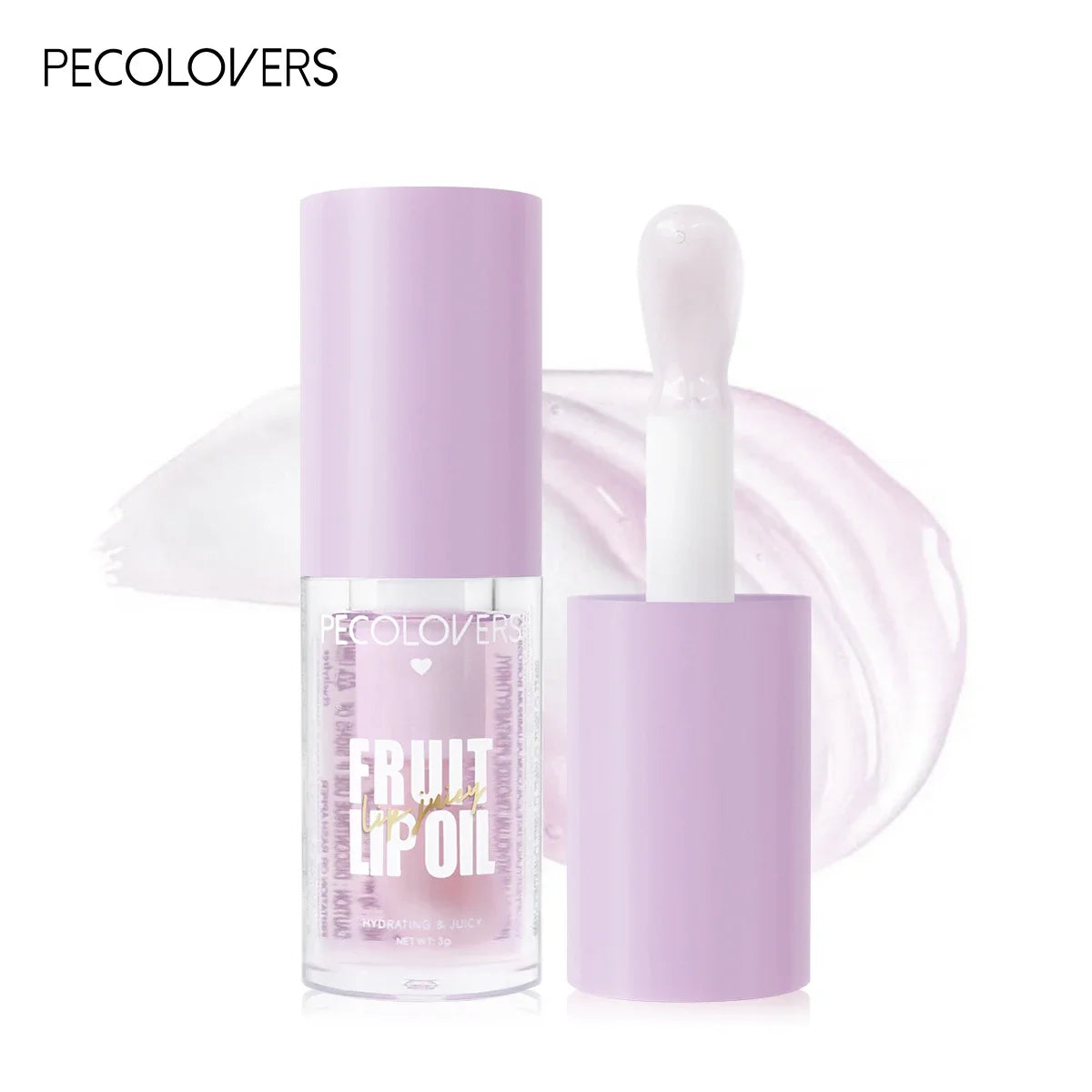 Fruit-Flavored Transparent Moisturizing Glass Lip Oil Plumping Crystal Jelly Lips Gloss Lip Brighten lip Care Makeup Cosmetics