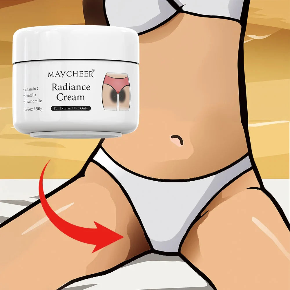 Body Whitening Cream Underarm Knee Buttocks Private Parts Bleach Inner Thighs Intimate Area Remove Melanin Brighten Skin Care
