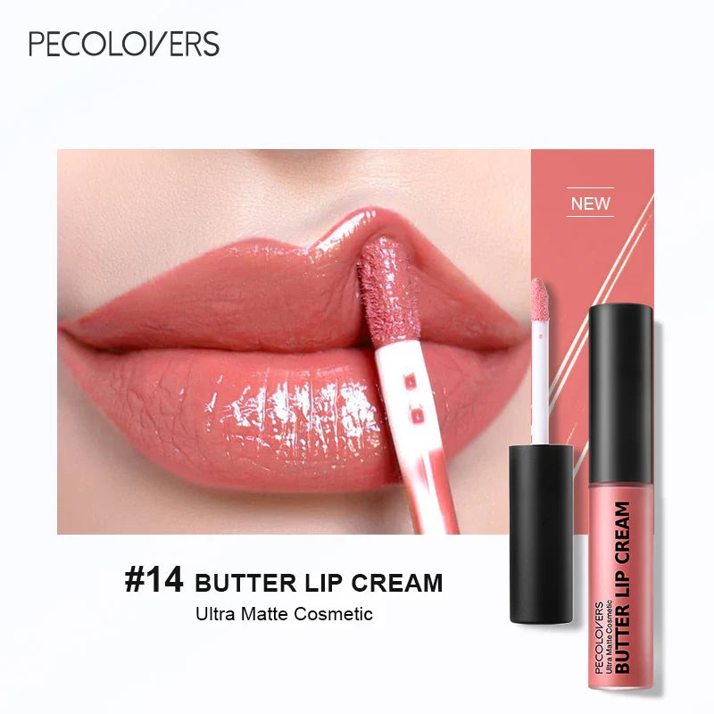 1PC Waterproof Liquid Lipstick 21 Color Vitamin E Makeup Sets Lip Glosses Lip Plumpers
