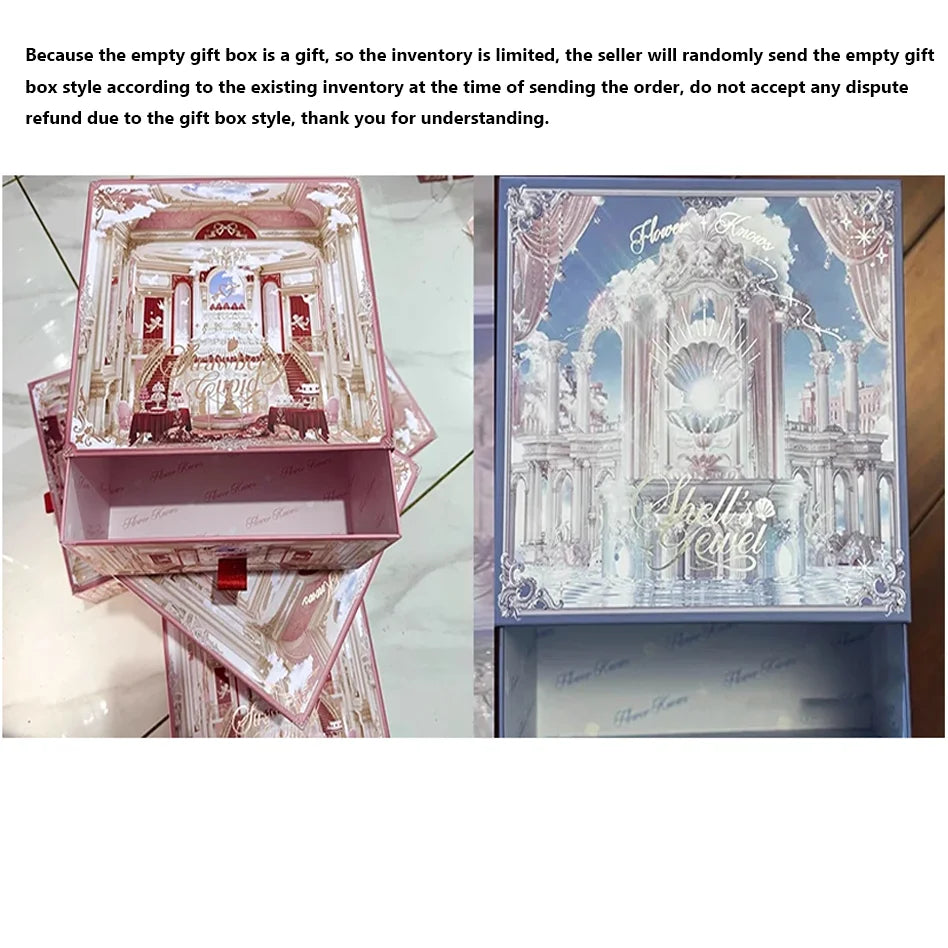 Flower Knows Strawberry Cupid Box Collection Make Up Sets Cosmetics Full Set Palette Pressed Powder Blush Lipstick Mystery Box