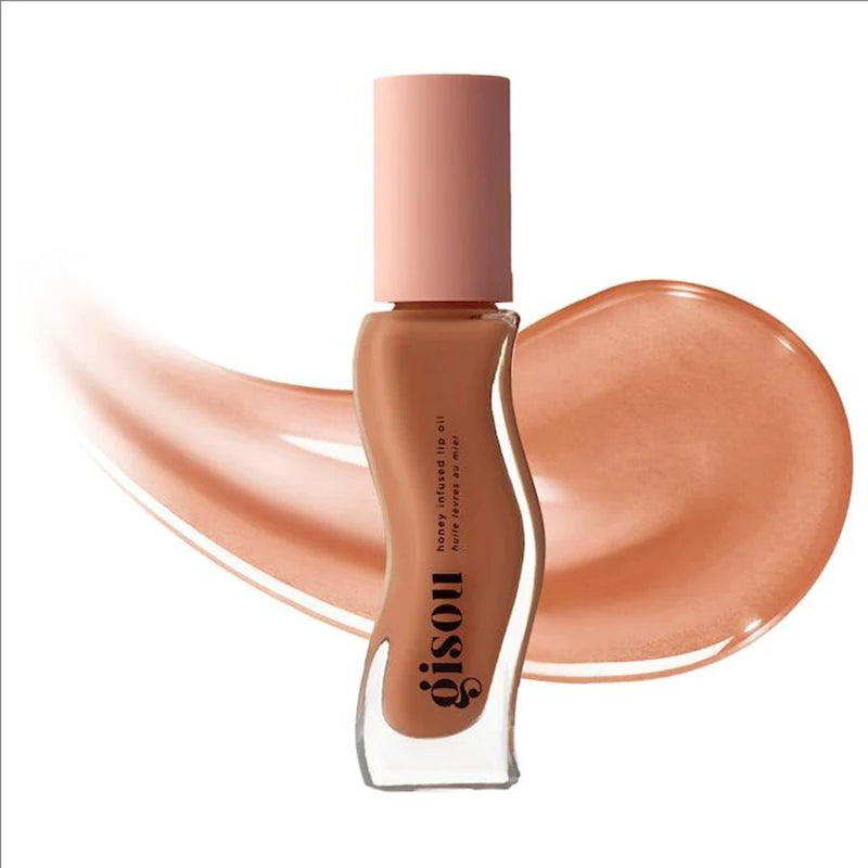 Gisou New Colors Full Range Of Long-lasting Moisturizing Raspberry Swirl Lip Oils Lip Gloss Care Lip Plumping Exfoliating Gloss