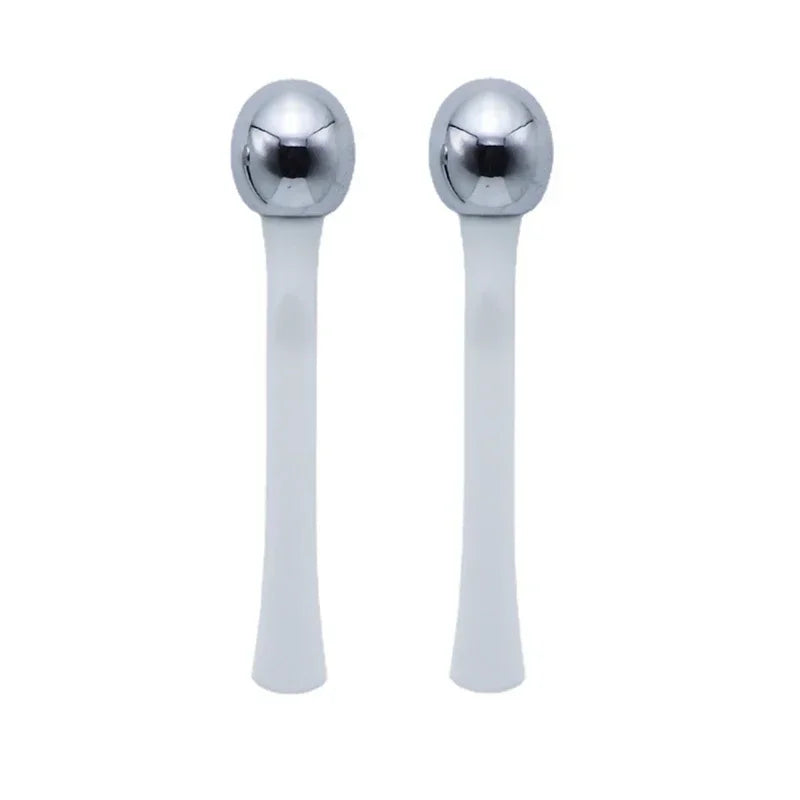 Eye Massage Roller Eye Cream Stick Applicator Cosmetic Spatula Anti Wrinkle Dark Circles Facial Spoon Gold Alloy Face Massager