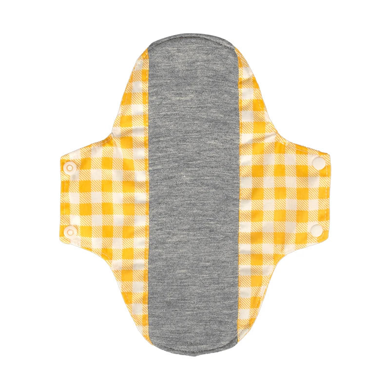 AIO Washable Cotton Printed Panty Liner Regular Flow Menstrual Pads Graphene Cloth Tampons Urinary Incontinence Sanitary Pads