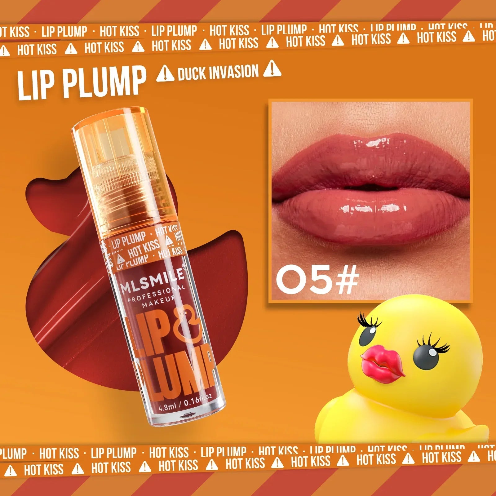 Duck Lip Plump Lip Oil Moisturizing Lip Gloss Mirror Water nature long-lasting  Gloss Gloss Pearl Lip Glaze Set