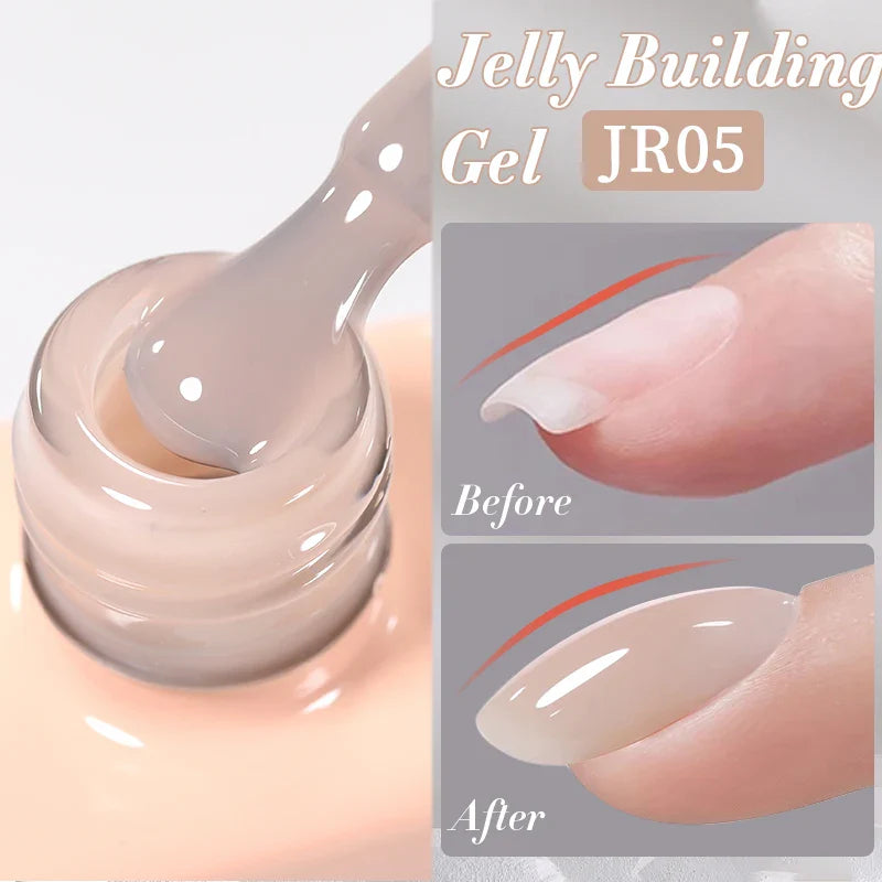 UR SUGAR 7ml Nude Crystal Rubber Base Gel Natural Color Semi Permanent Soak off UV LED Gel Nail Art Varnish