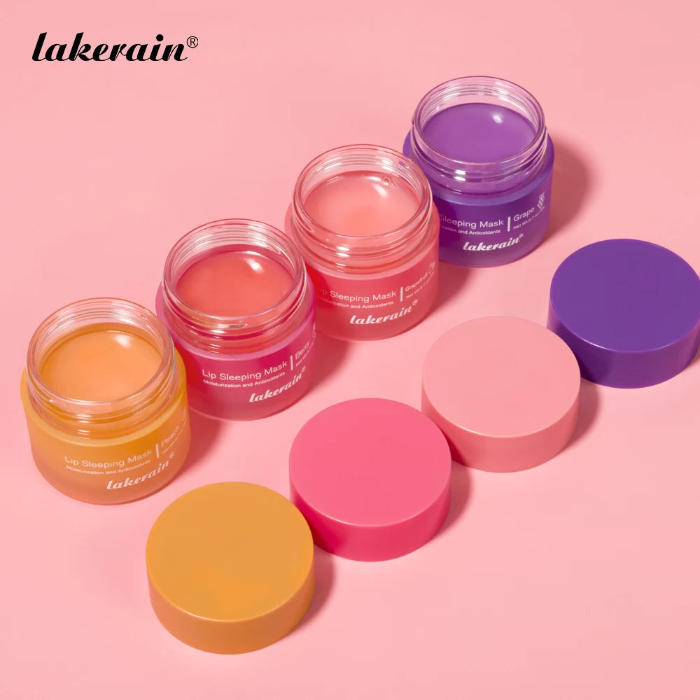 Lip Sleeping Mask Nourishing Overnight Lip Treatment Vitamin C Moisturizer Butter Hydrating Dry Flaky Lips Skin Care