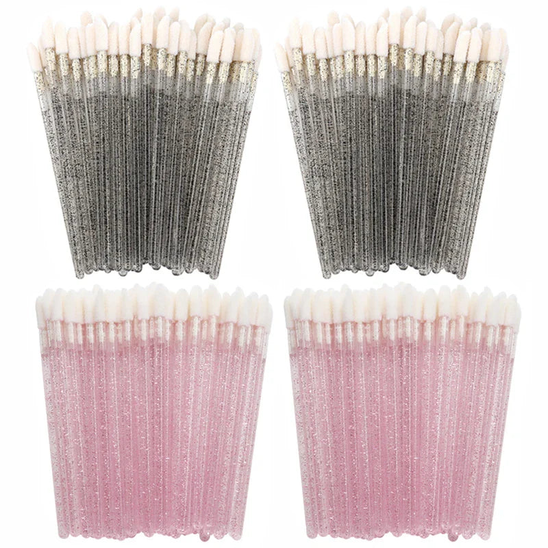 100/300PCS Disposable Lip Brush Makeup Brushes Lipstick Applicator Wands Wholesale Eyelashes Extension Tool Beauty Accessories