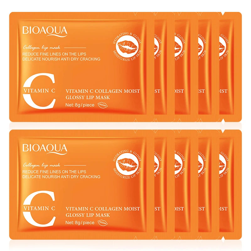 BIOAQUA Retinol Crystal Collagen Lip Mask Moisturizing Plump Lips Gel Masks Anti Wrinkles Hydrating Lip Plumper Lips Skin Care