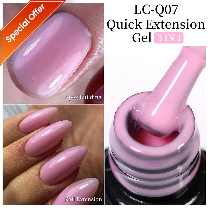 LILYCUTE Thermal Nail Gel Polish 3 Layers Temperature Shiny Color Changing Series Semi Permanent  Soak Off UV Nail Gels Polish