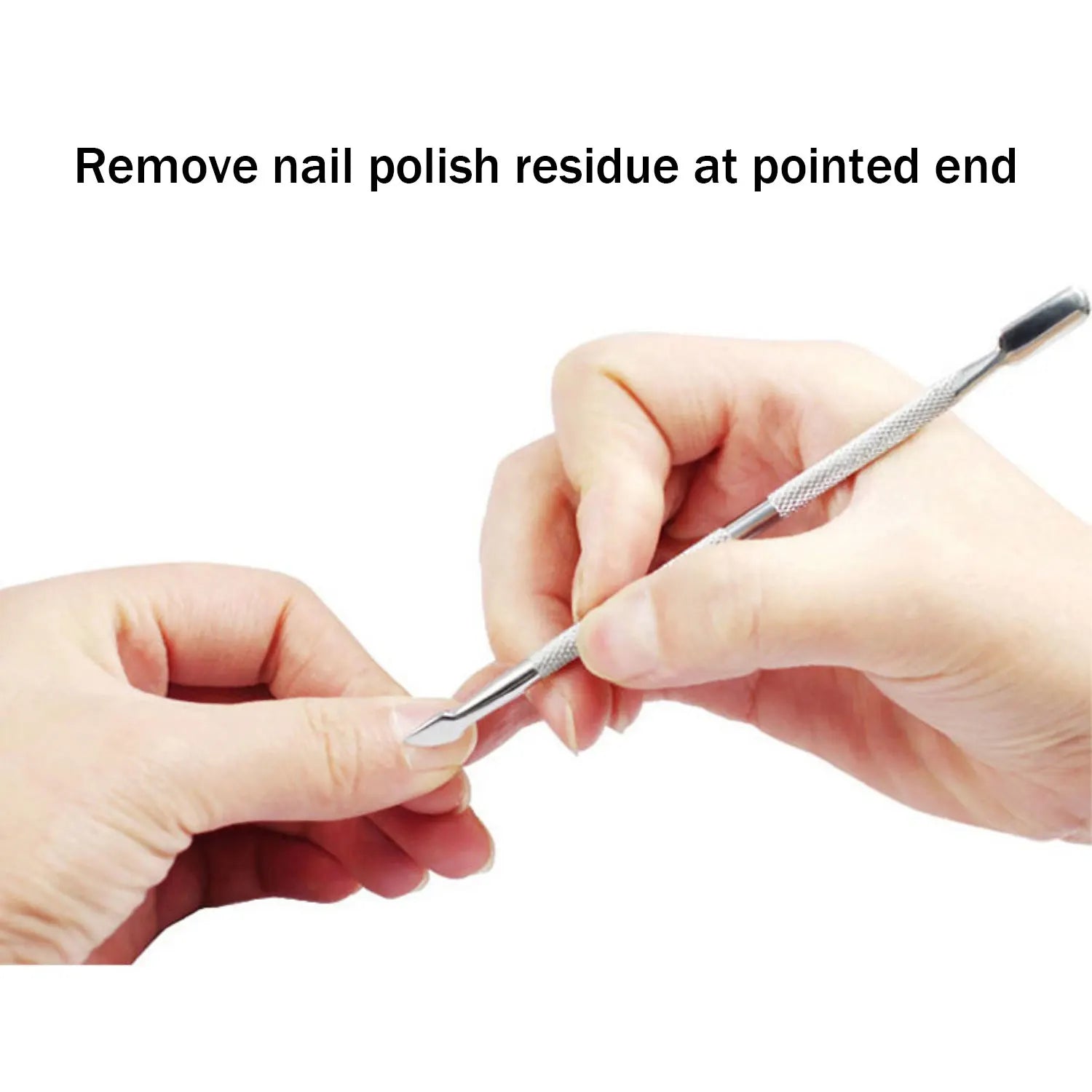 Double-ended Stainless Steel Cuticle Pusher Dead Skin Push Remover For Pedicure Manicure Nail Art Cleaner Care Tool Factory Sale