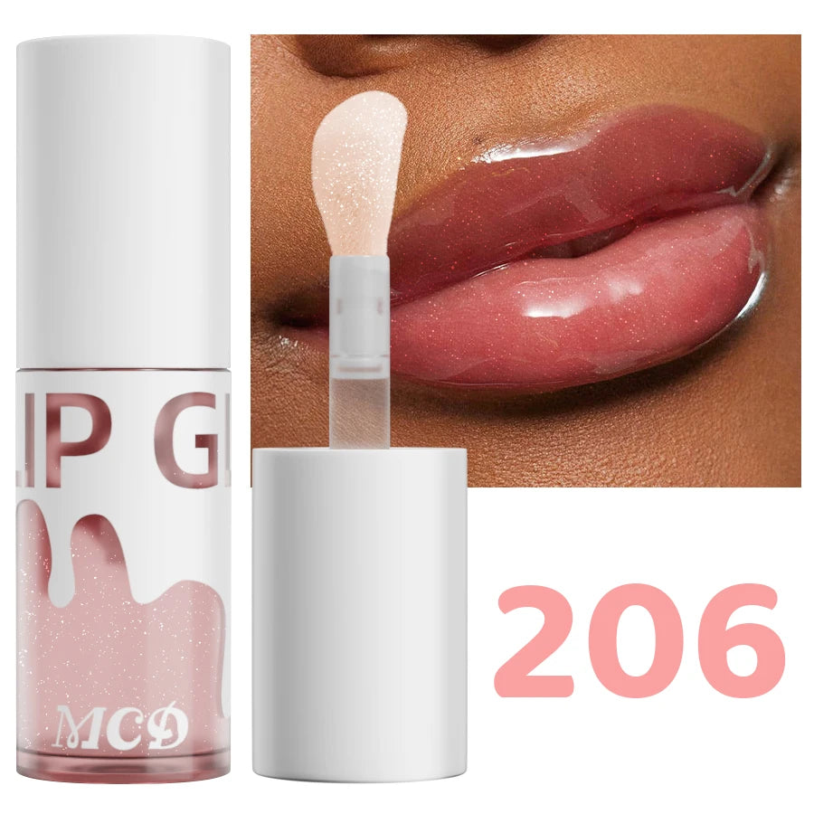 Glitter shimmer Sexy Lip Oil Hydrating Plumping Lip Coat For Lipstick Lipgloss Tinted Lip Plumper Serum  Lips Glow Oil Treatment