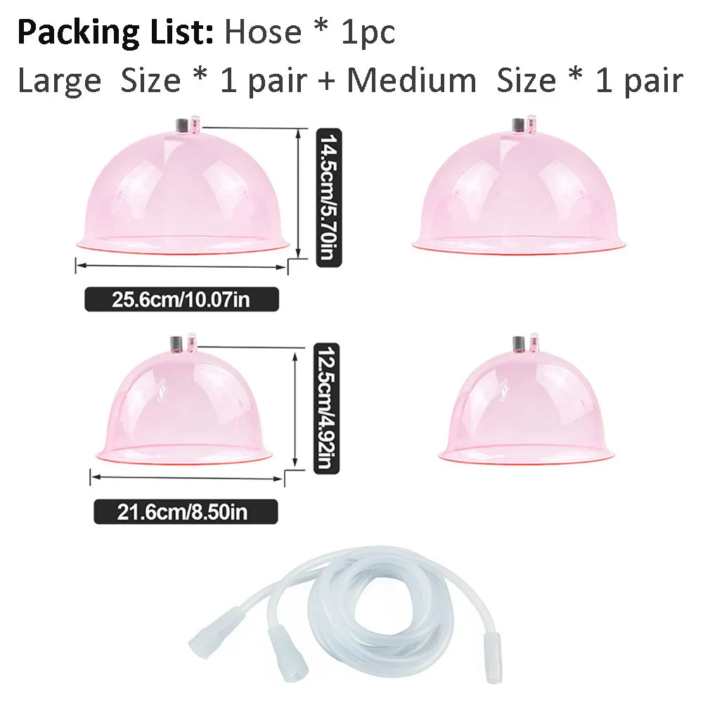 Suction Buttocks Lifting Cups Vacuum Butt Lift Improve Flat Sagging Buttocks Hip Plumping Jar