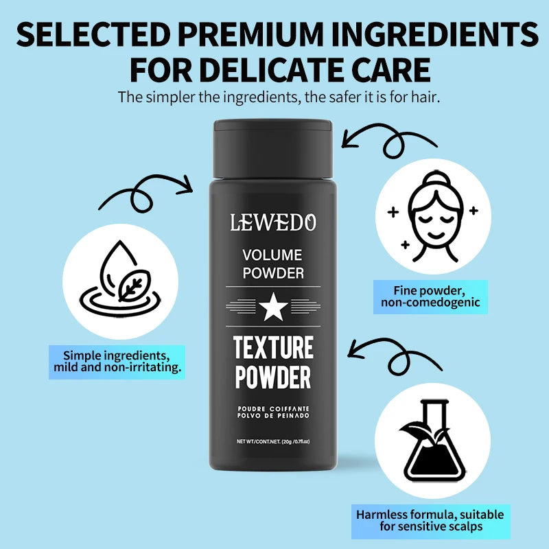 Hair Styling Powder Oil Control Hair Powder Fluffy Hair Powder Increase Hair Volume Instantly Long-Lasting Styling For Men Women