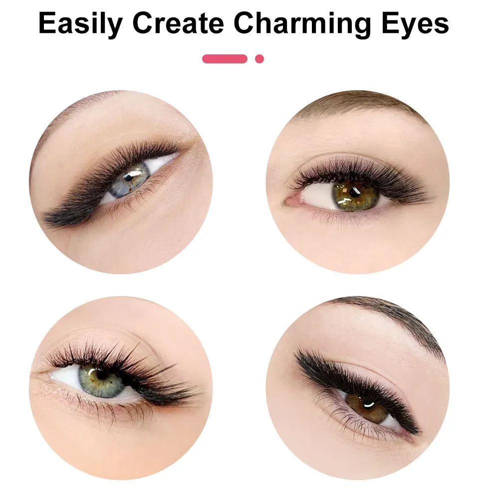 60pcs 30D C/D/L Curl Cluster Eyelash Extension Foxy Eyes Cat Look Natural Individual Eyelashes Bunches  Makeup Tool Lashes Cilia