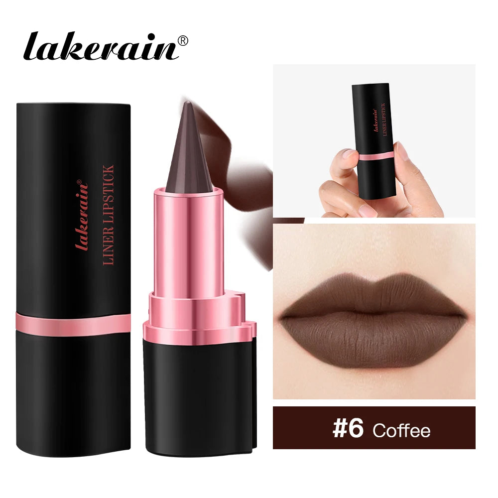 Gradient Lip Liner Lipstick Long Lasting Waterproof Matte Makeup Non Sticky Contouring Tint Lip Liner Crayon Lip Cosmetics