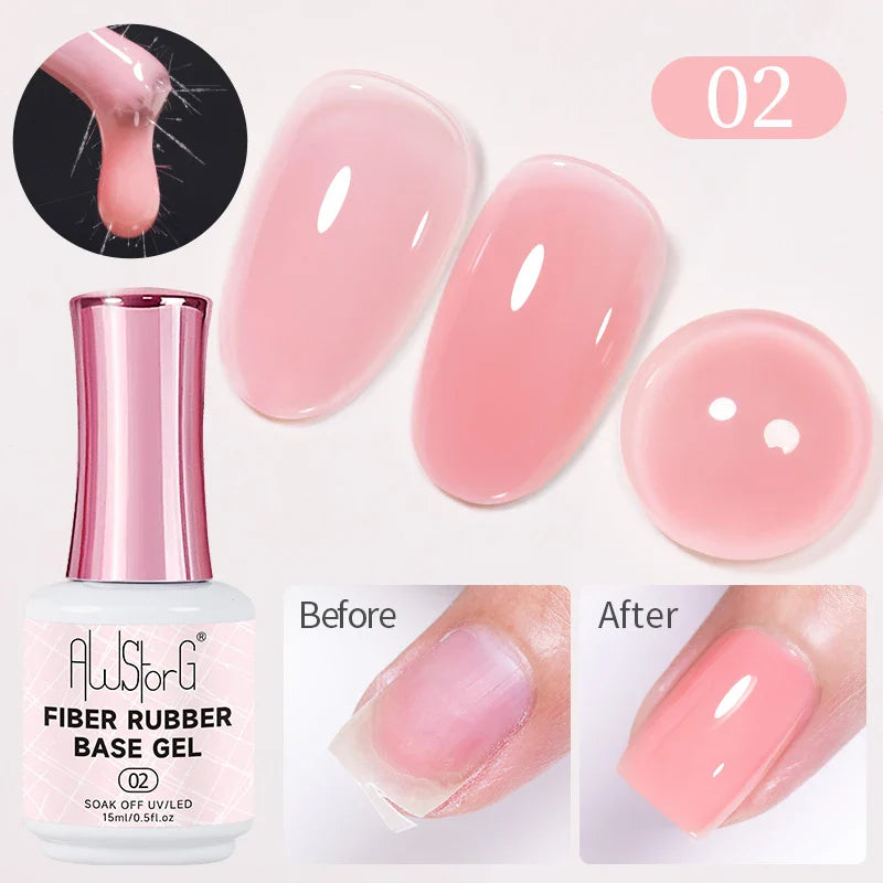 AWStorG 15ML Super Top Coat  Function Gel No Wipe Matte Top Gel Transparent Soak Off  UV LED NailArt Manicure Gel Varnish Primer
