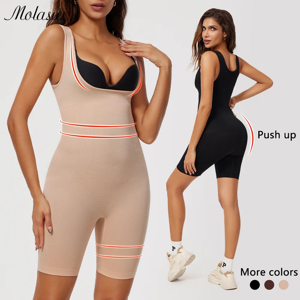 Women Tighten Up Breast Bodysuit Boxer Briefs Underwear Shapewear Butt Lifter New Tummy Control Body Shaper Slimming Bodysuits