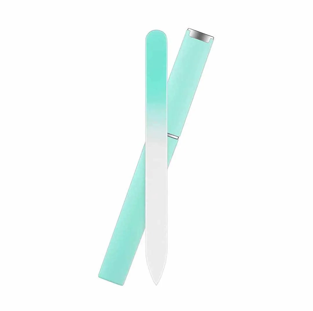 1/3 Pack Crystal Glass Fingernail File for Natural Nail Professional Glass Nail File Double-Sided Gentle Nail Care
