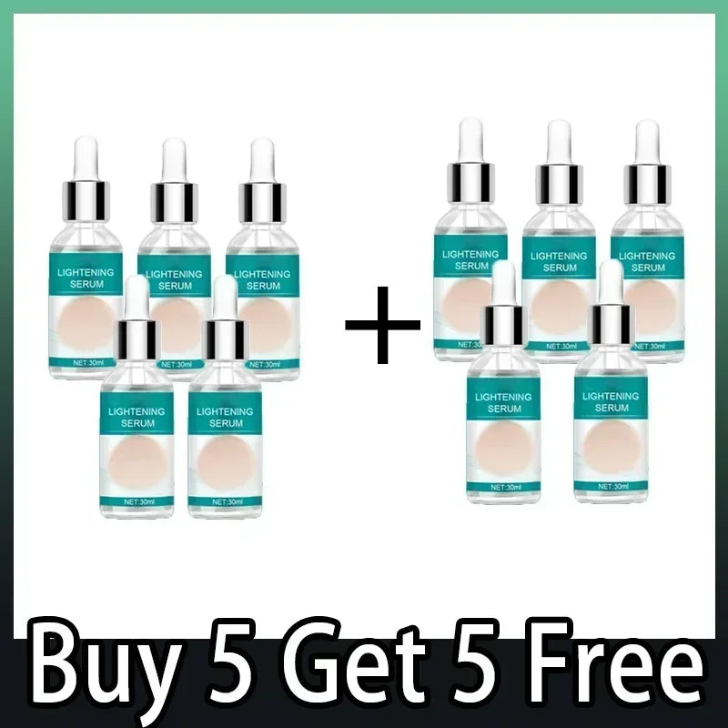 Skin Whitening Serum Private Parts Underarm Bleaching Serum Whiten Butt Knee Brighten Inner Thigh Arm Body Remove Dark Melanin