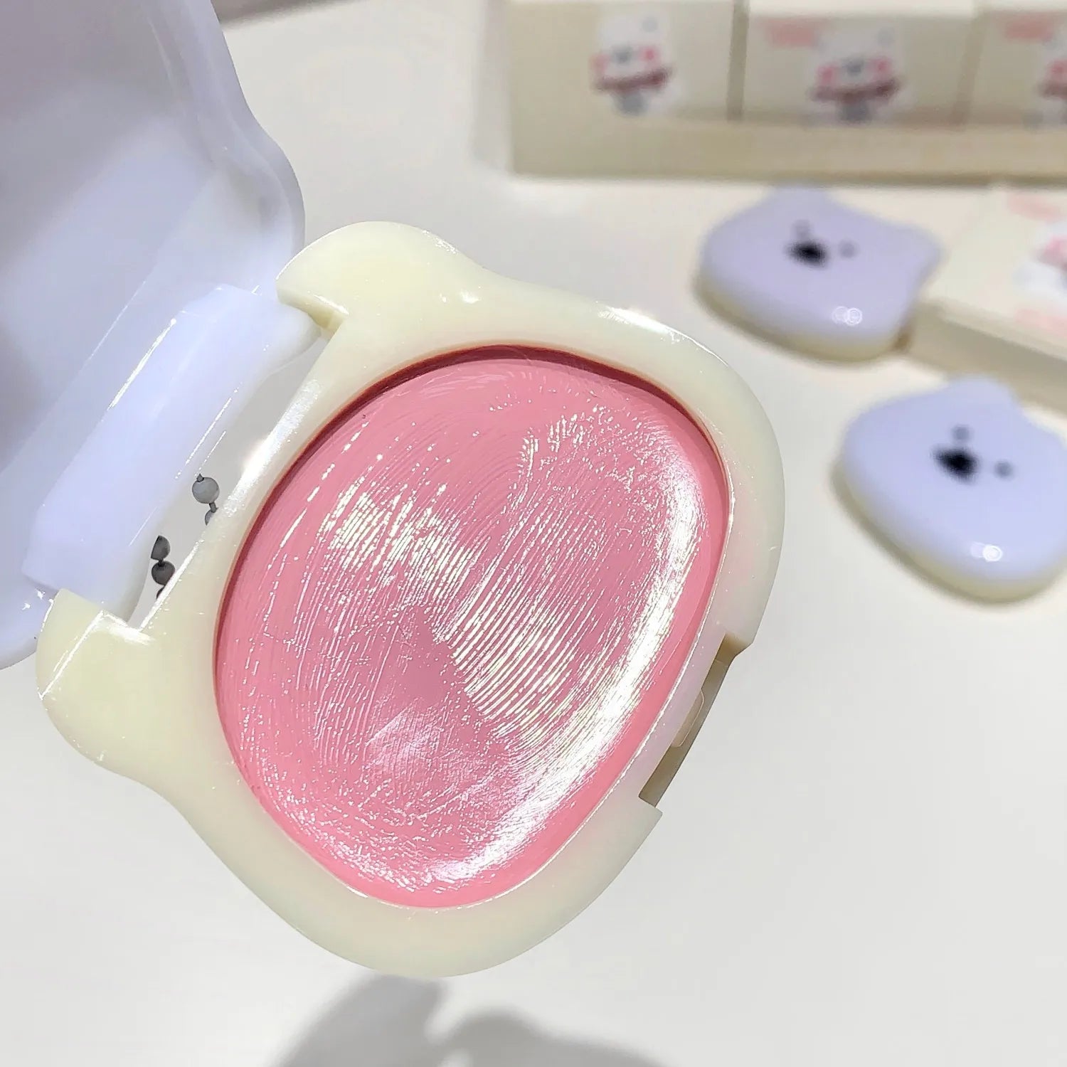 Watery Blush Cream SHAQINUO  Moisturizing Jelly Glow Blush, Rouge Korean Makeup, Cream Texture, Low Saturation Brightening