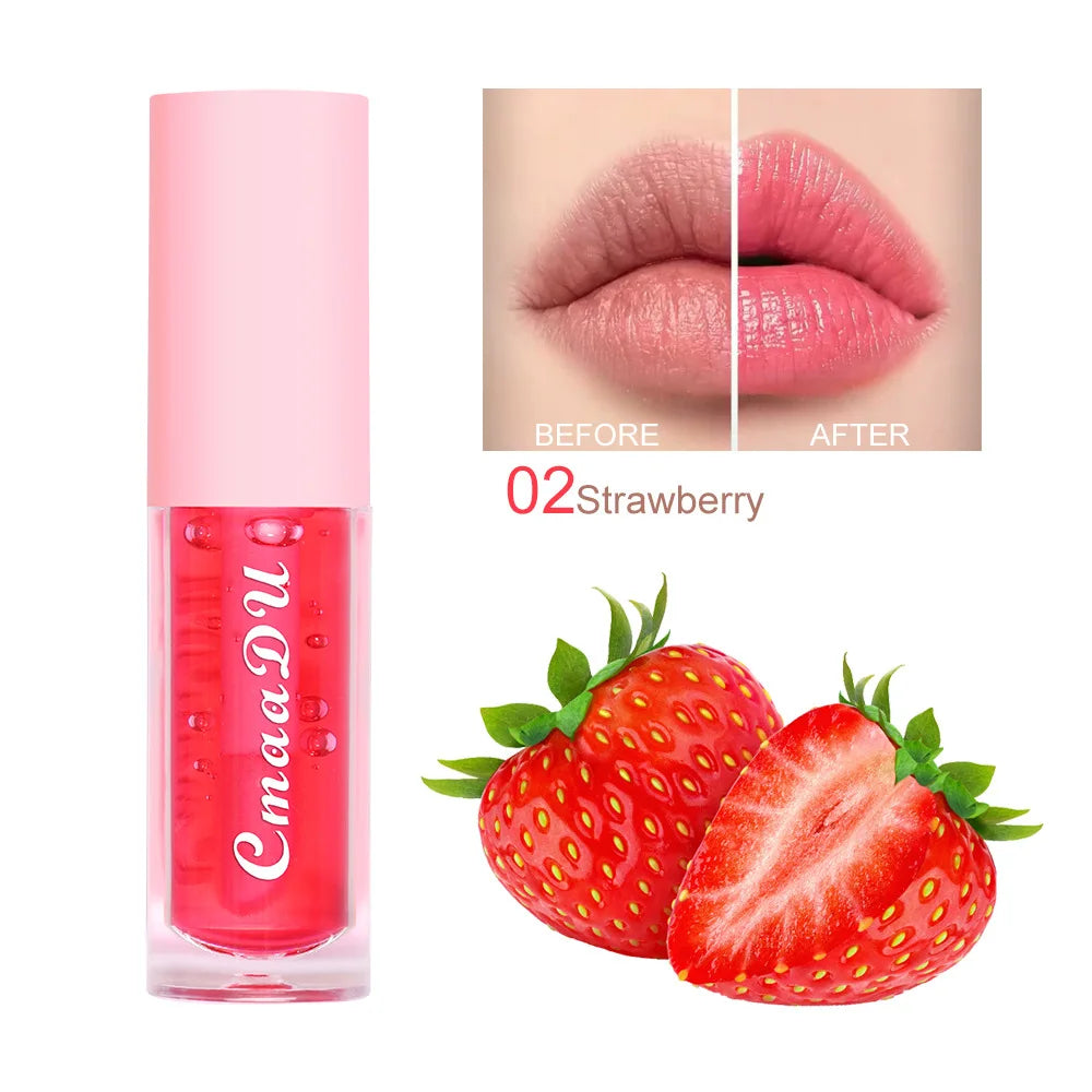 6 Color Fruit Flavor Color Change Lip Oil