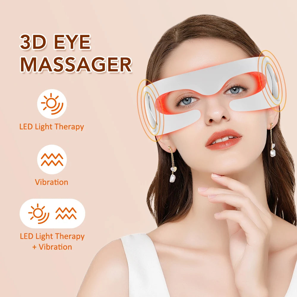 Electric Eye Massager Anti Wrinkle Aging Eye Care Beauty Tool Massage Rechargeable Eye Fatigue Relief Device