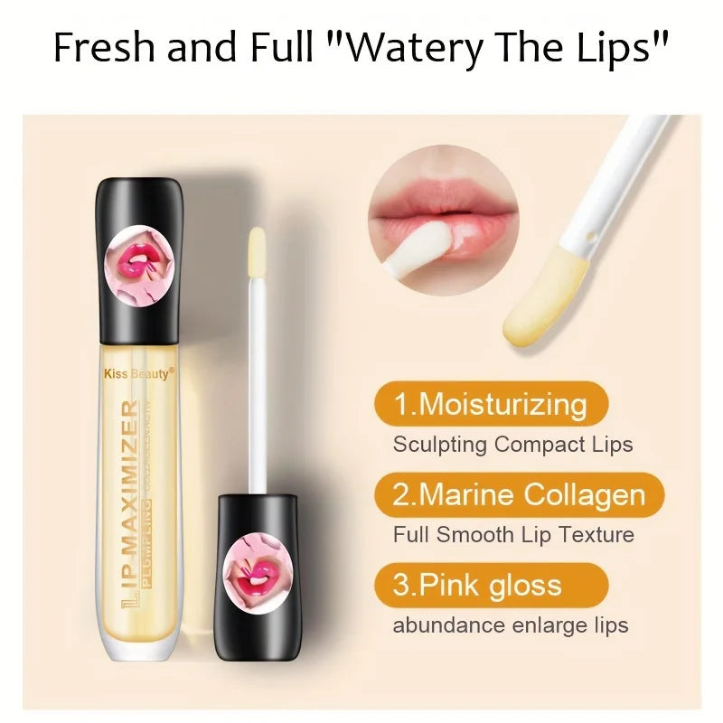 Extreme Lip Plumper Volumizing Gloss Oil Device Tool - Fuller Plump Bigger Lips Enhancer Maximizer Filler Pulp Lip Treatment