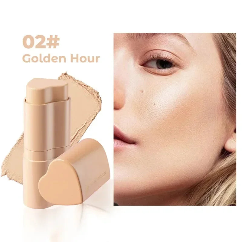 Functional Blush Stick Waterproof Easy Color Face Rouge Blusher Cream Lasting High Color Rendering Brightening Skin Tone Make Up