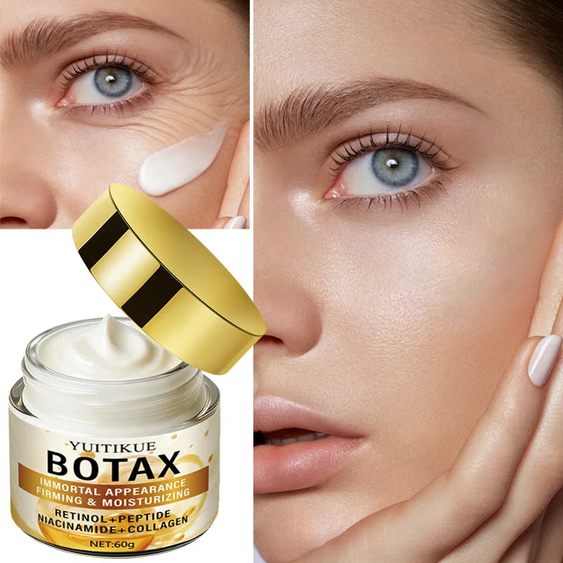 BOTAX face cream with an enduring appearance, firmness, and hydration. Retinol, peptides, niacinamide, collagen
