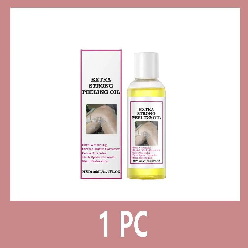 Exfoliating Yellow Skin Oil For Body Skin Moisturizing Nourishing Brightening Firming Moisturizing Massage＆Beauty Care Oil 110ml