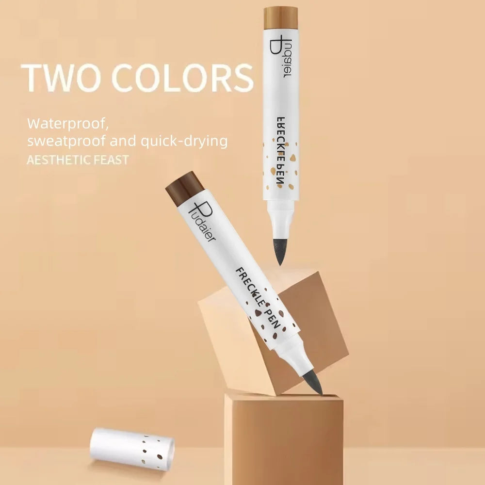 Exquisite simulated freckle pen, liquid natural makeup, quick-drying, waterproof and long-lasting freckle pen, easy to apply