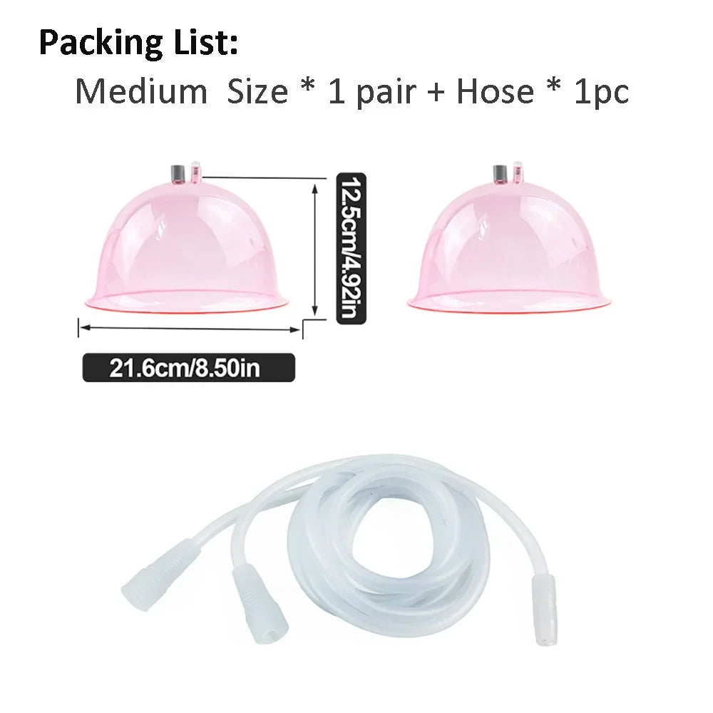 Suction Buttocks Lifting Cups Vacuum Butt Lift Improve Flat Sagging Buttocks Hip Plumping Jar