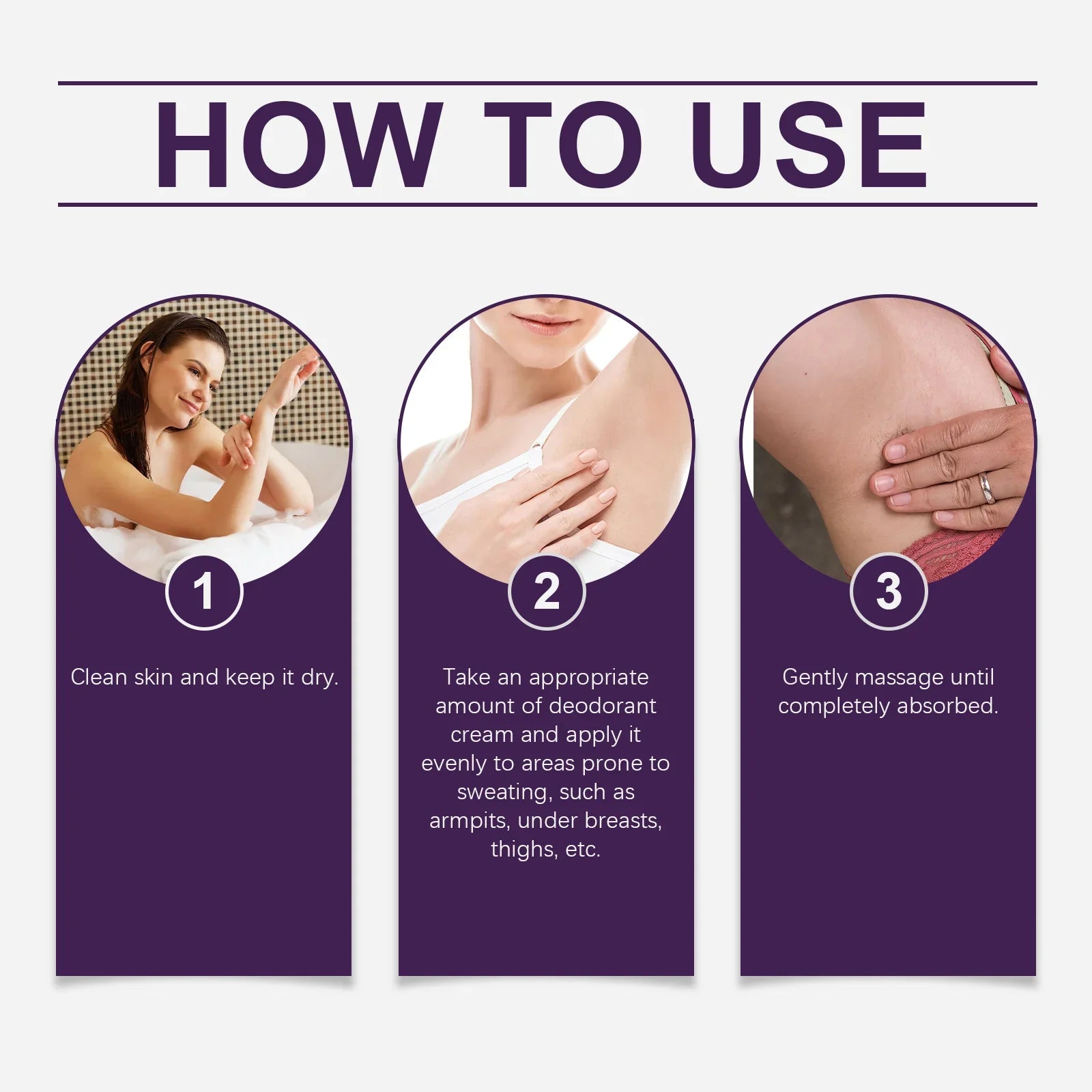 West&Month Underarm Deodorant Cream Long Lasting Aroma Whitening Refresh Antiperspirant Armpit Body Sweat Odor Eliminator Lotion