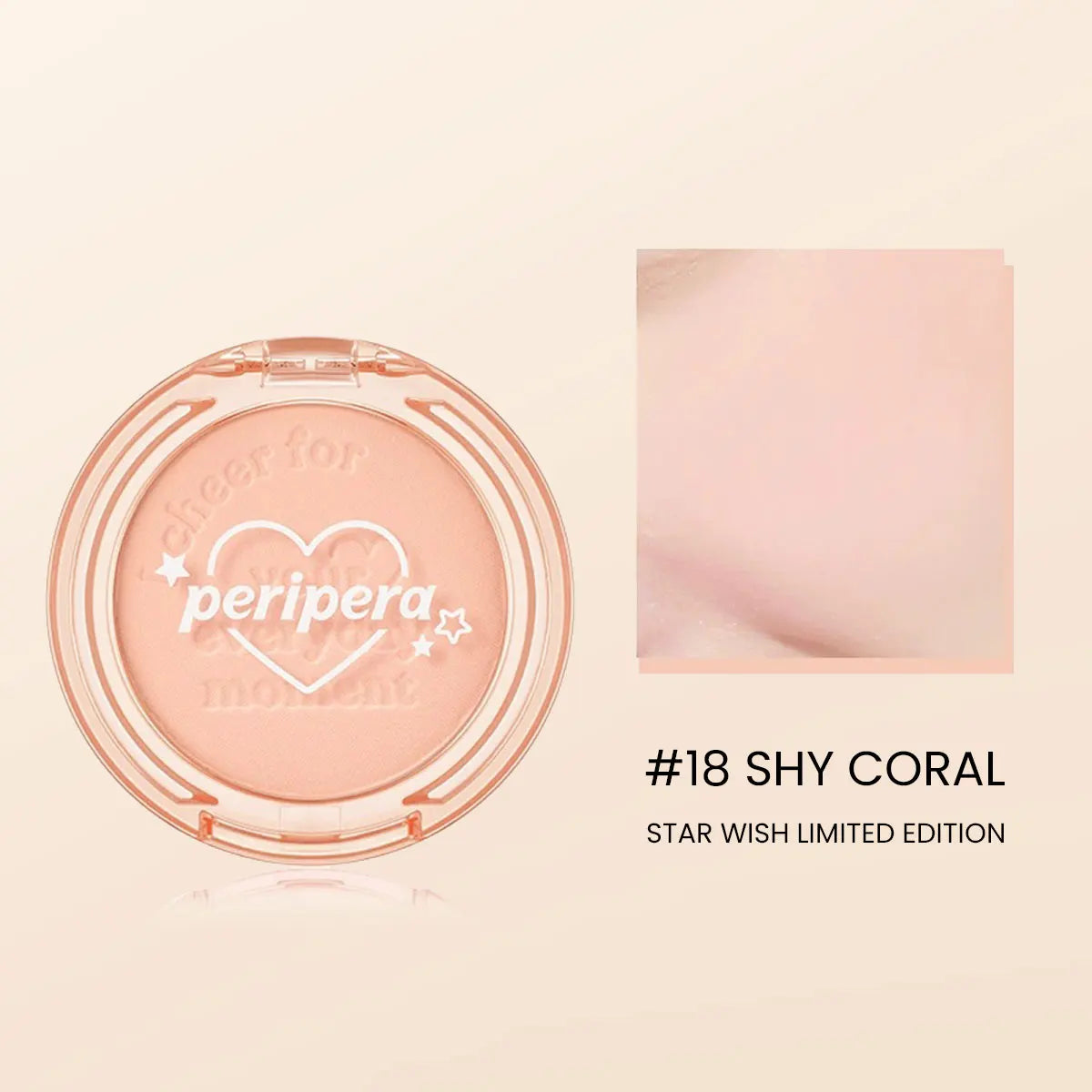 PERIPERA PURE BLUSHED SUNSHINE CHEEK,Silky Powder Blush,Natural Healthy Glow,Soft-Focus Matte Finish,K-Beauty,Korean Makeup