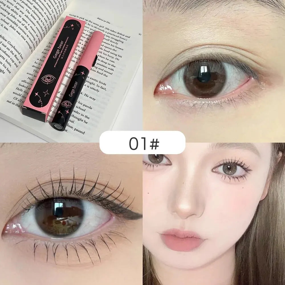 Double-ended Charming Long Mascara Gegebear Natural Curling Long-lasting Waterproof and Sweat-proof Eyelash Primer
